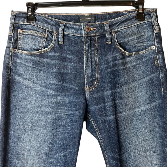 Silver Jeans Grayson Relaxed Straight Leg Denim Jeans - Picture 5 of 10